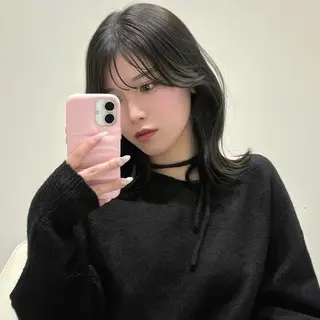 ショート 韓国𝐻𝑎𝑖𝑟 🇰🇷🖤ハラのヘアスタイル