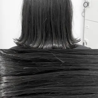 セミロング カラー パーマ ヘアアレンジ ネイル マツエク・マツパ 韓国風ベージュ🤎 赤みなし🌿横浜🤎のヘアスタイル