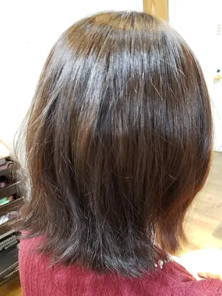 ミディアム カラー 長岡 健一のヘアスタイル