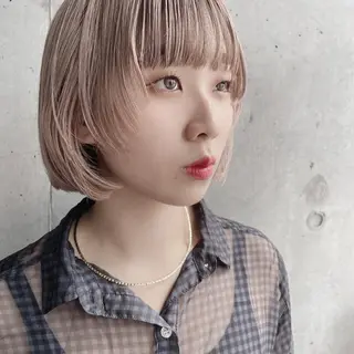 ミディアム カラー ヘアアレンジ Mirai 🧸のヘアスタイル