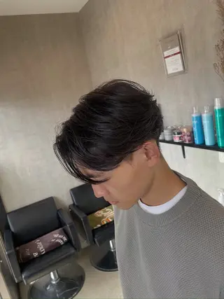 ショート パーマ メンズ 大島 渓翔のヘアスタイル