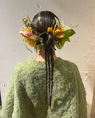 ヘアアレンジ サソウ ユリエ🥥のヘアスタイル