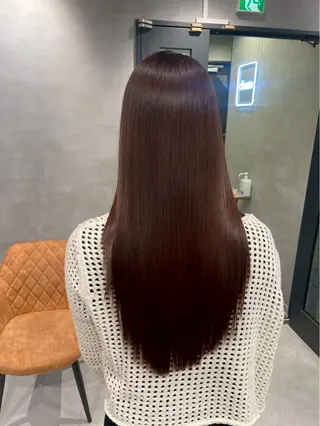 艶カラー✨️縮毛矯正 ×耳ツボ💠mamiのヘアスタイル