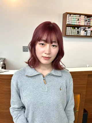ロング カラー 大阪梅田/ イマムラミヅキのヘアスタイル