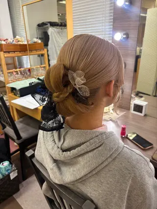 セミロング ヘアアレンジ マンツーマン 縮毛矯正/マユコのヘアスタイル