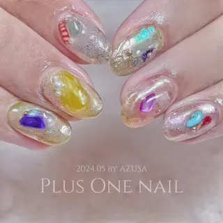 ネイル Plus  One _AZUSAのネイルデザイン