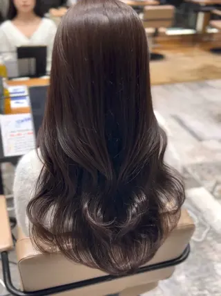 ロング 🧡くびれヘア/前髪 顔周り🧡久原結衣のヘアスタイル