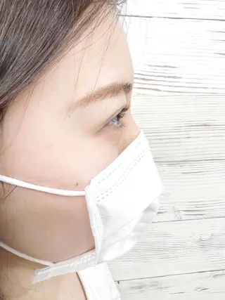 ミディアム パーマ ヘアアレンジ マツエク・マツパ 枝毛カット&髪質改善 満足NO.1岡しゃんのヘアスタイル