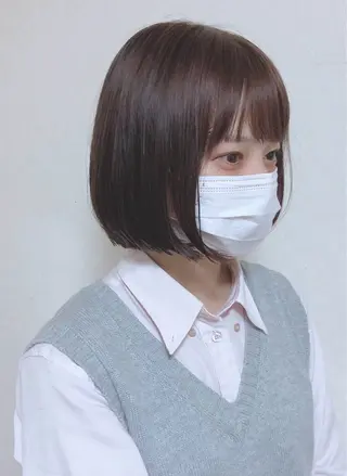 ミディアム 美髪矯正・ブリーチ 矯正🫧秋元ゆたかのヘアスタイル