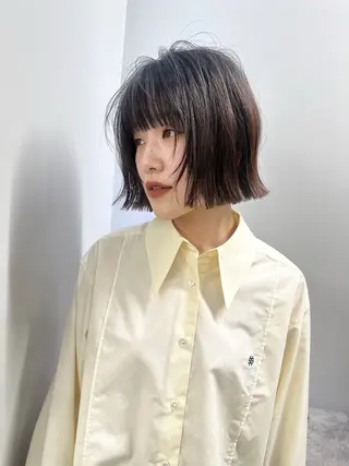ショート ハッシュカット🎀 レイヤーカットのヘアスタイル