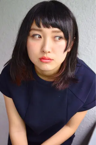 ミディアム 花井 啓好のヘアスタイル