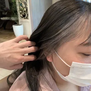 セミロング カラー パーマ メンズパーマ特化🔥 ツイスパ/シャドウのヘアスタイル