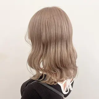 ミディアム カラー 🌷お洒落推しカラー moe🐰🌷のヘアスタイル
