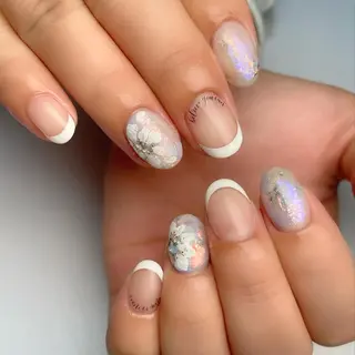ショート ネイル 下妻ネイルサロン/ 持ちの良いネイルのネイルデザイン