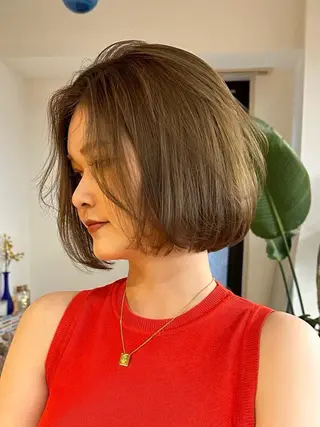 ミディアム ★梅田お洒落カラー ちどり★のヘアスタイル