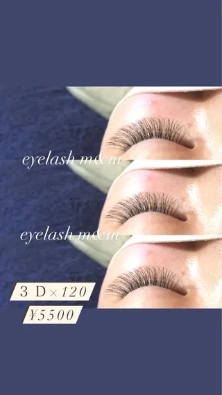 マツエク・マツパ Eyelash m&mのマツエク・マツパデザイン