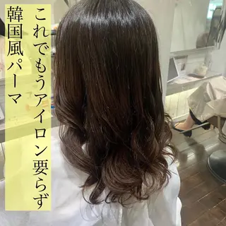 パーマ デジタルパーマ🫧 韓国風ヘア🫧サクラのヘアスタイル