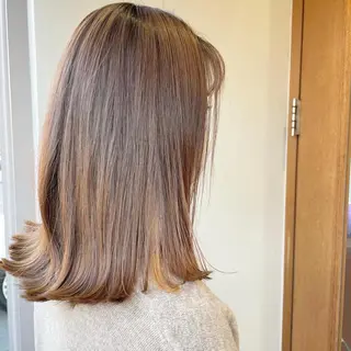 セミロング パーマ ♡透明感カラー/ 梅田美容室/RIKAのヘアスタイル
