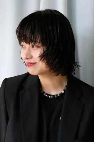 パーマ ミディアム OMA カタギシのヘアスタイル