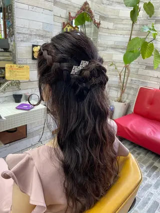 ロング 大坪 拓斗のヘアスタイル