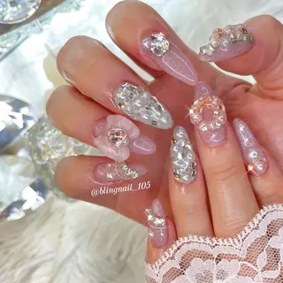 ネイル 23時まで❤︎韓国、 ワンホンネイルのネイルデザイン