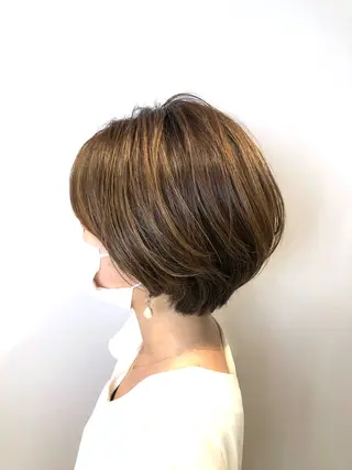 ショート 西田 愛華のヘアスタイル