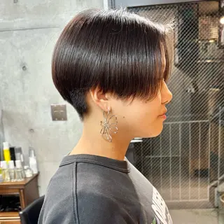 ショート パーマ ショートボブ髪質改善 縮毛矯正のプロ山道潤のヘアスタイル