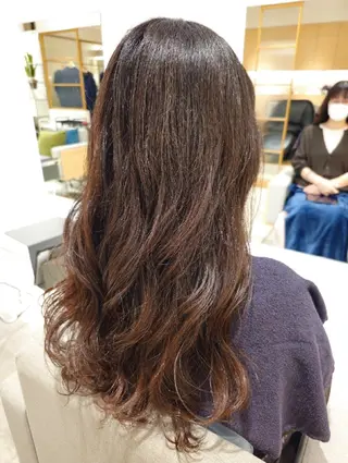 セミロング ✂髪質改善ストレート NO.1 深澤 颯斗のヘアスタイル