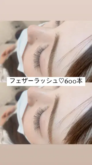 セミロング カラー ヘアアレンジ キッズ ネイル マツエク・マツパ アイブロウ Cupidトップ アイリスト石川のマツエク・マツパデザイン