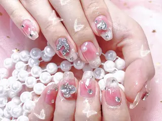ネイル 🦋チップ長さだし 専門店🦋のネイルデザイン