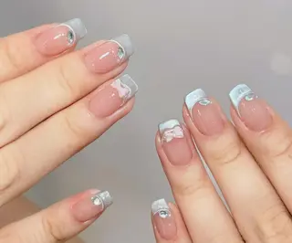 ネイル By moonネイル 🌷ワンホン/韓国風のネイルデザイン