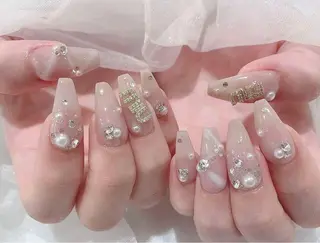 ネイル Lee Nails チップ長さだし専門店のネイルデザイン