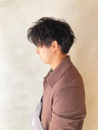 パーマ メンズ メンズサロン アソビ元町のヘアスタイル