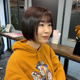 ショート 💘札幌クロスパーマ 髪質改善💘rinaのヘアスタイル
