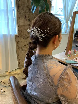 ロング 透明感カラー wacoのヘアスタイル