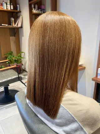 セミロング あべ 💆‍♀️🫧のヘアスタイル