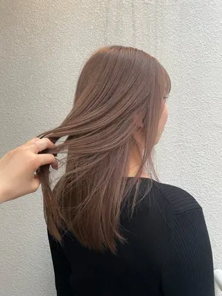 ロング カラー 川村 諒のヘアスタイル