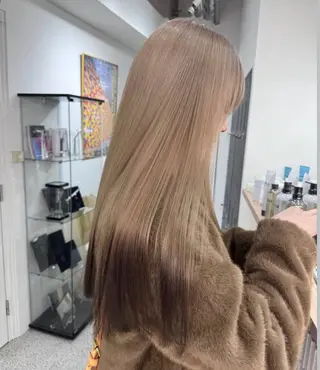 ロング 【渋谷ハイトーン/ ブリーチ】ミサキ🎀のヘアスタイル