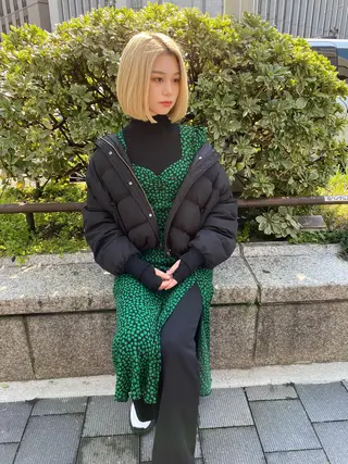 ショート カラー ヘアアレンジ 烏丸韓国ヘア🇰🇷 ayaka🎀のヘアスタイル