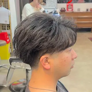 ショート パーマ ヘアアレンジ メンズ MENIN メンズ サロン　望月　涼太のヘアスタイル