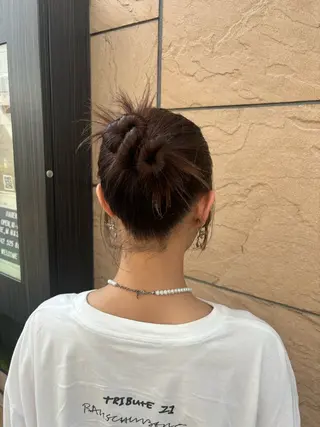 ヘアアレンジ げんば ななのヘアスタイル