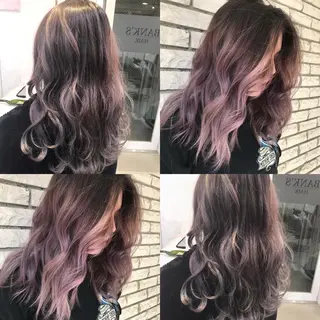セミロング カラー ヘアアレンジ 縮毛矯正 髪質改善寺坂雄飛💐のヘアスタイル