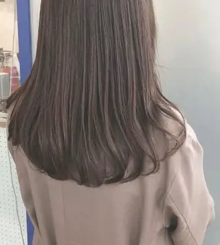 ロング メンズ／パーマ ／レディース髪質改善のヘアスタイル