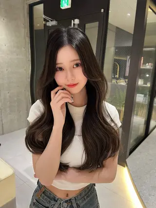ロング 博多ベージュ 🐻松井傑のヘアスタイル