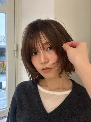 ショート 艶髪໒꒱／透明感 カラー🍀_そら🪽のヘアスタイル