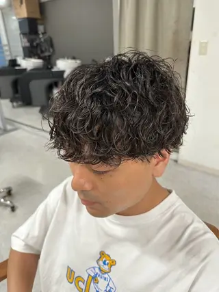 パーマ メンズ メンズ特化✨️ 韓国風パーマ🔥一八のヘアスタイル
