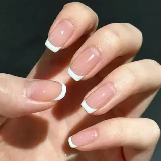 ネイル フィルイン・深爪矯正 長さ出し🎀のネイルデザイン
