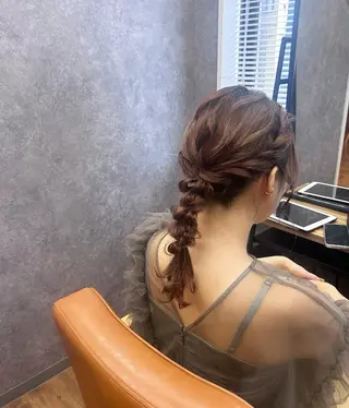 ミディアム ヘアアレンジ cocoa船橋🦄 chinamiのヘアスタイル