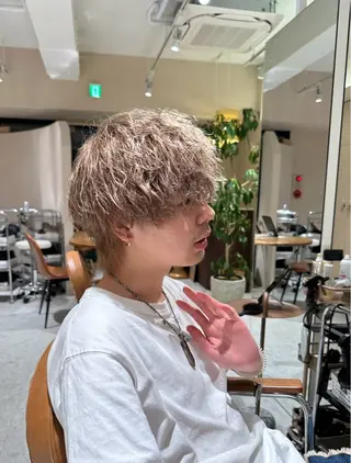 ショート カラー メンズ 山口 琢也のヘアスタイル