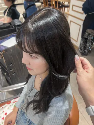 ロング カラー モデル募集 セイノチヒロのヘアスタイル